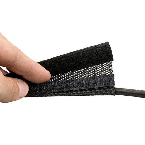Flexo wrap braided cable sleeve